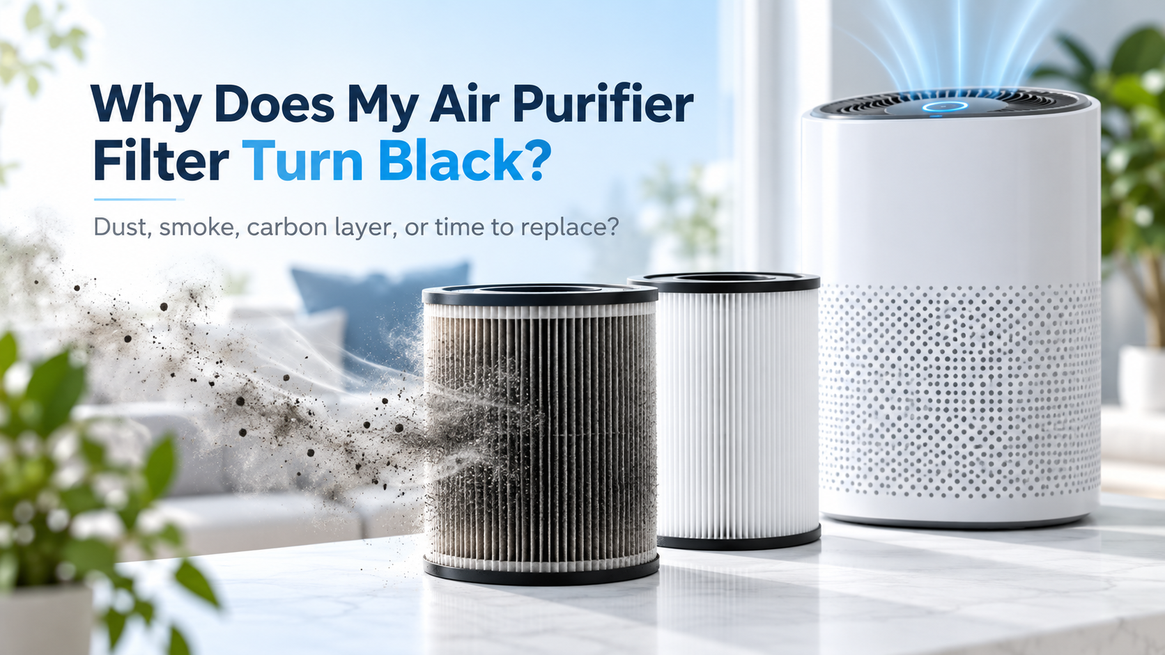 Why Does My Air Purifier Filter Turn Black 空気清浄機のフィルターが黒くなるのはなぜですか