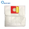 家庭用掃除機用の白い不織布キューブH11 HEPAフィルターダストバッグ
