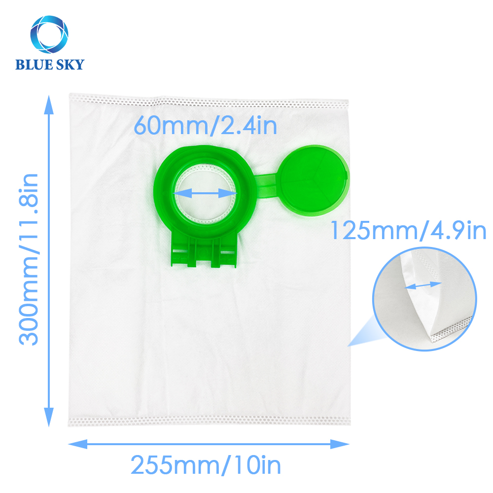 ブルースカイ高品質不織布ダストバッグ Sebo D シリーズ 8120ER 8120AM 8120A3 掃除機部品アクセサリー