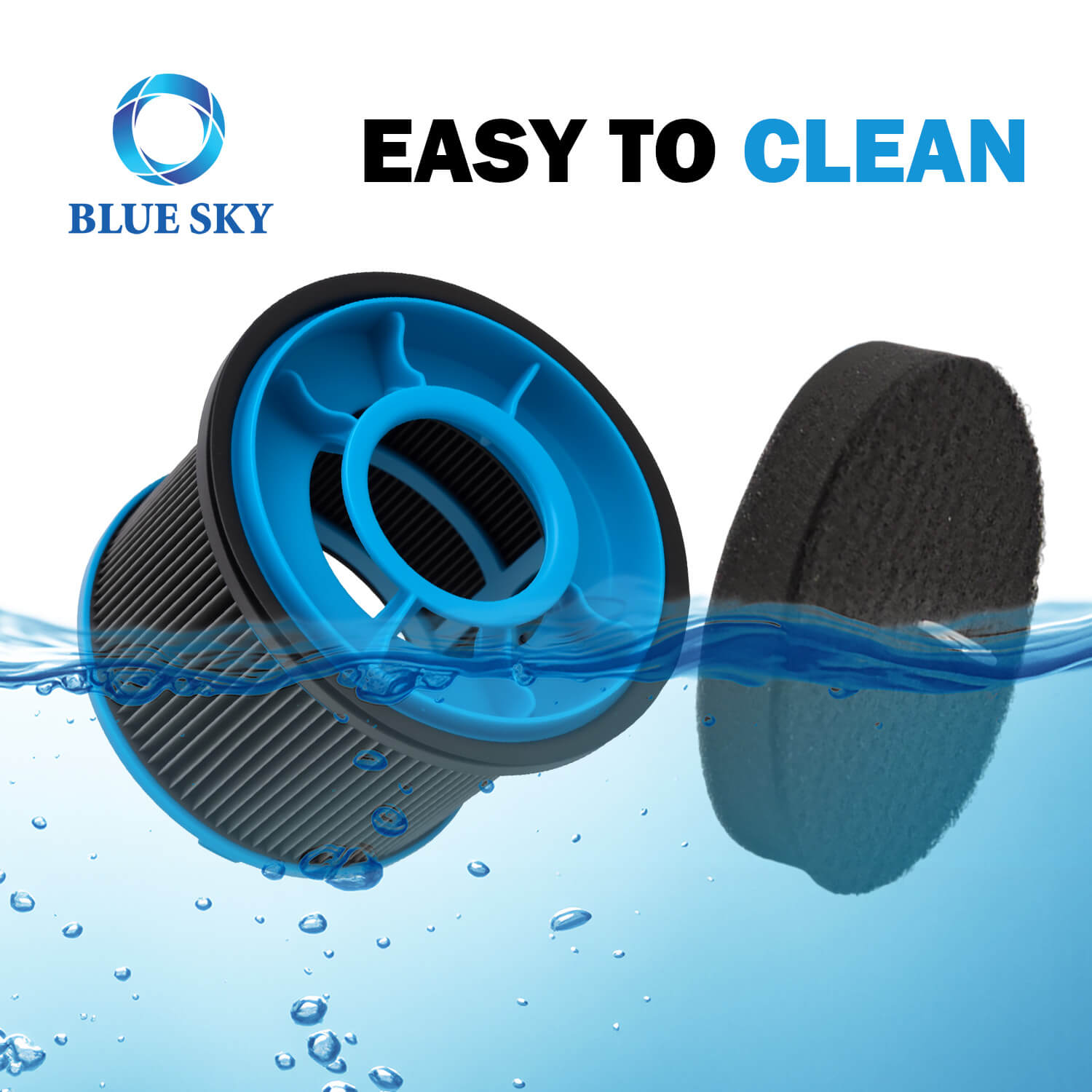 PowerClean FurGuard 280W 掃除機用高効率フォームおよび HEPA 交換フィルター - 工場直接供給