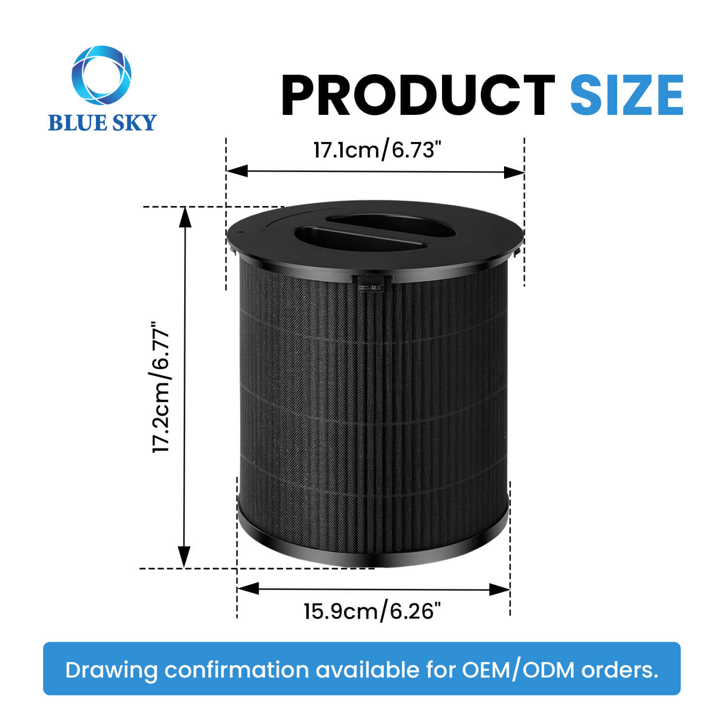 PuroAir 130i 空気清浄機用 130i 交換フィルター - H13 HEPA OEM サプライヤー