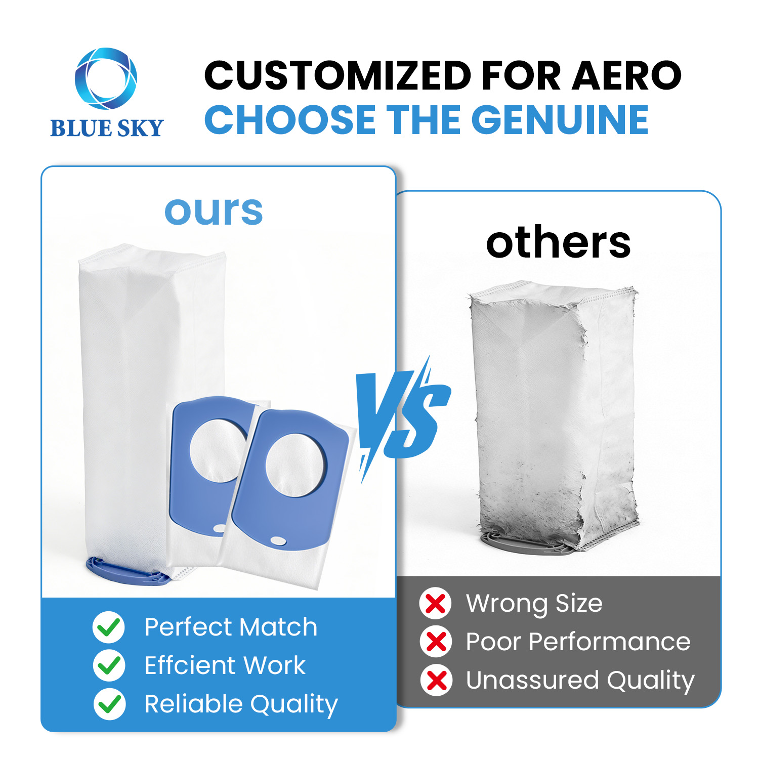 コードレススティック掃除機ステーションに適合する交換用ダストバッグ - 高効率の使い捨て真空ダストバッグ