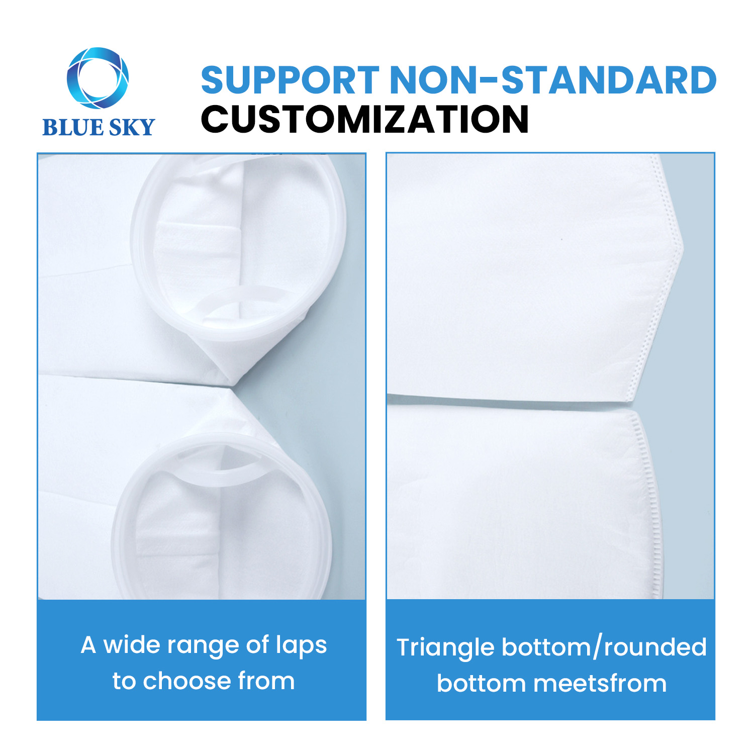 PP PE 液体フィルターバッグ サイズ 1 およびサイズ 2 - 工業用濾過ソリューション 1 ～ 200 ミクロン