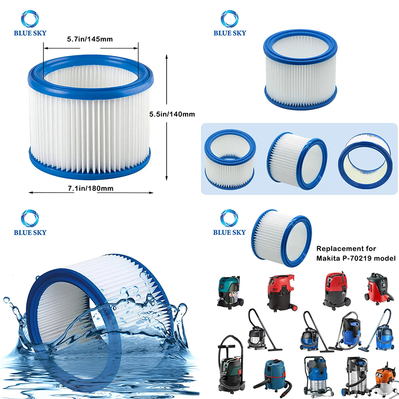 HEPAフィルターはマキタス掃除機に適合します