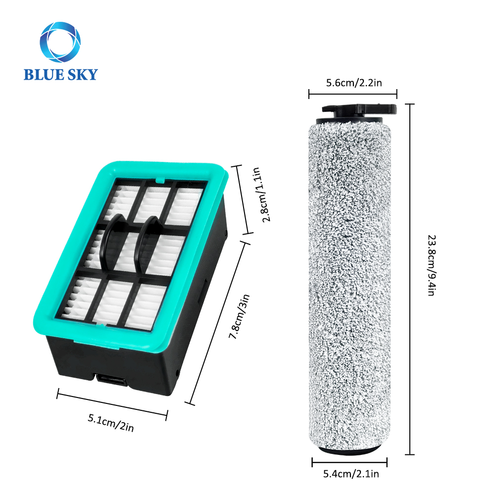 Bissell Crosswave Hard Floor Expert 3831、HF2 3845N 3847 3848 掃除機部品用のローラー ブラシとフィルターの交換品