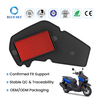オートバイエアフィルターエレメント交換用フィットヤマハ BWS 125 インテークエアクリーナー、高流量洗える OEM カスタム利用可能