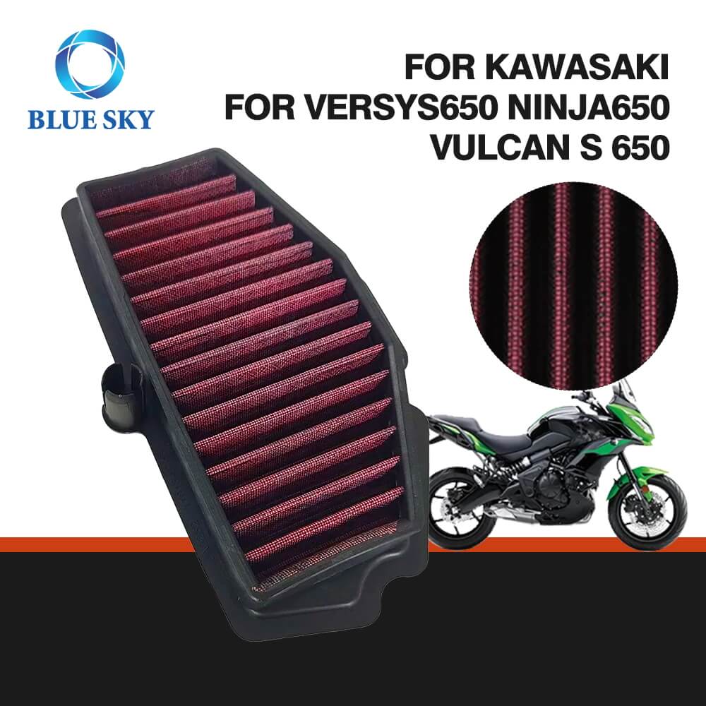 AF094カワサキVersys 650 ABS 2015-2019のオートバイエアフィルター / EX650 NINJA 650 2017-2020 / EX650 NINJA 650 ABS 2017-2020