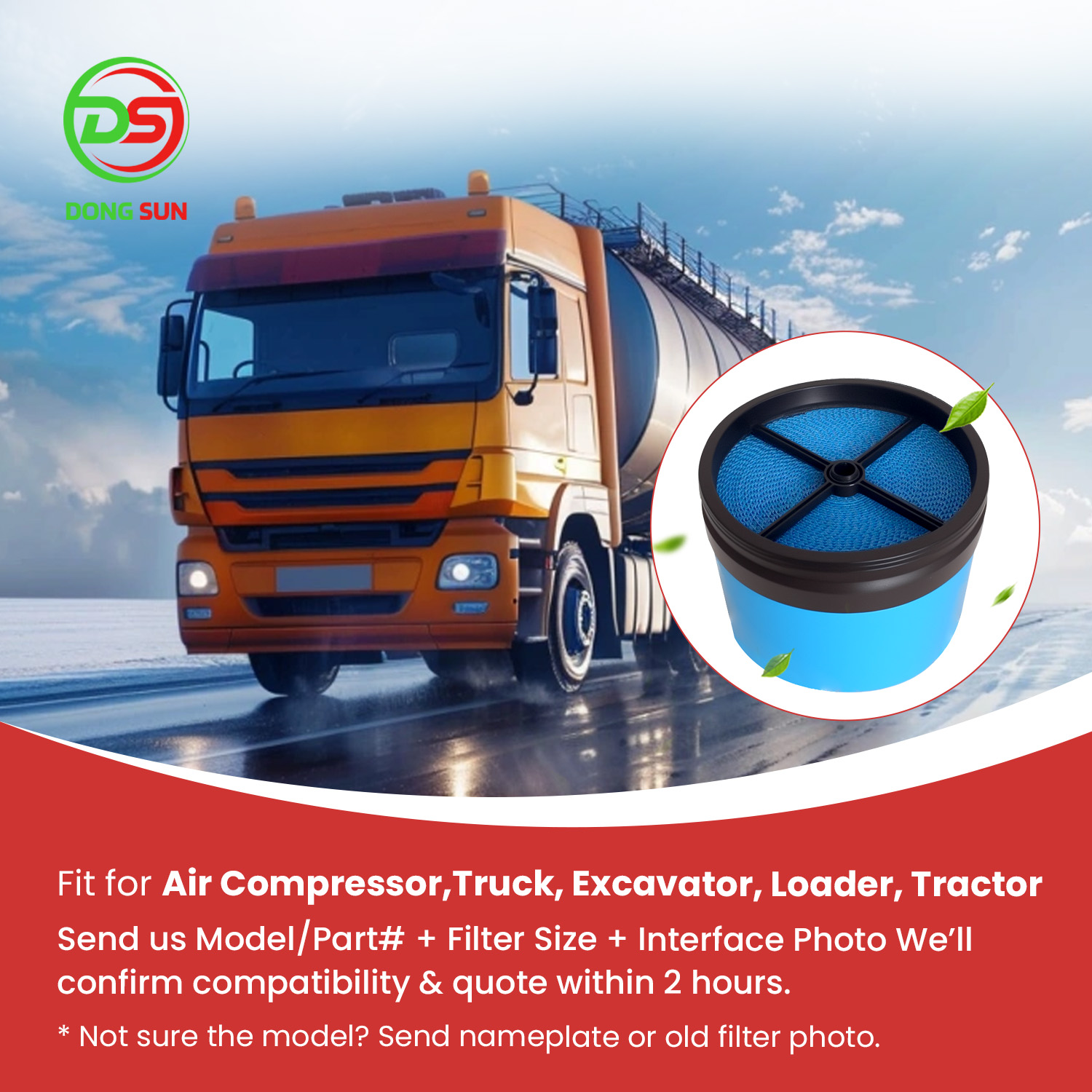 高効率トラックエアフィルター交換用 1780-78080 |ヘビーデューティエンジン用エアクリーナーエレメントメーカー