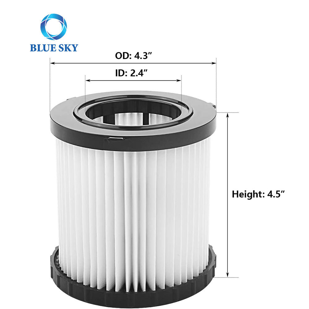 DCV5801H 掃除機カートリッジ フィルター Dewalt DCV580 & DCV581H 掃除機用交換用