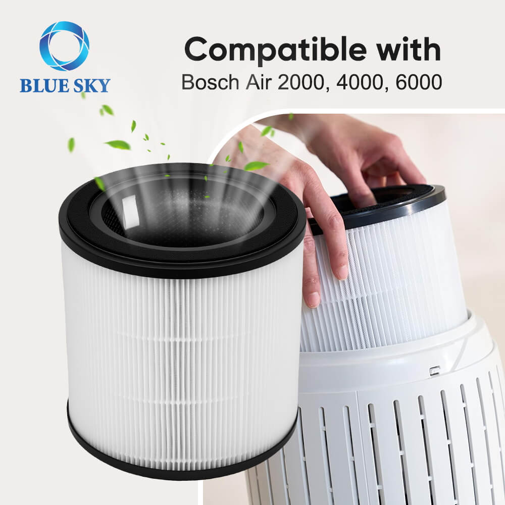 Bosch Air 2000 空気清浄機用 3-in-1 HEPA + 活性炭フィルター交換品 – 高効率空気清浄フィルター