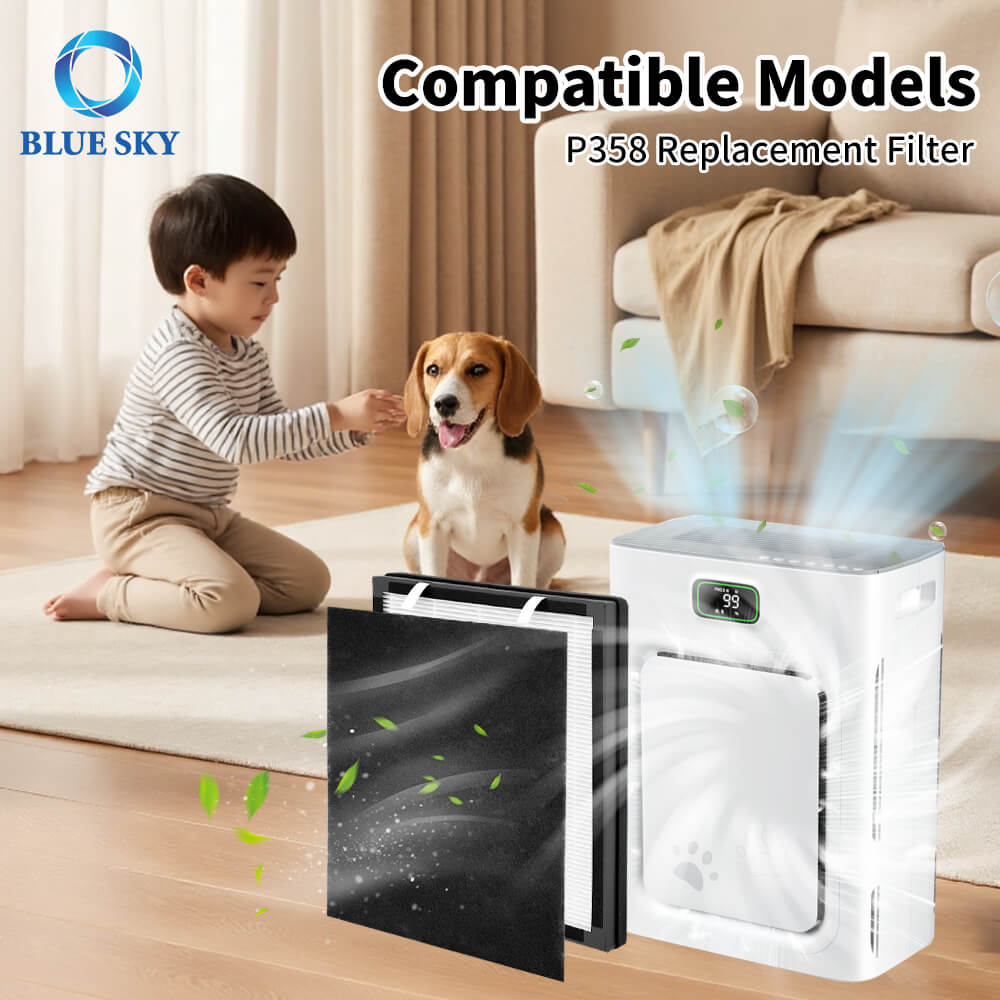 HEAPETS P358 空気清浄機用交換用 HEPA 活性炭フィルター - OEM 卸売エアフィルターメーカー