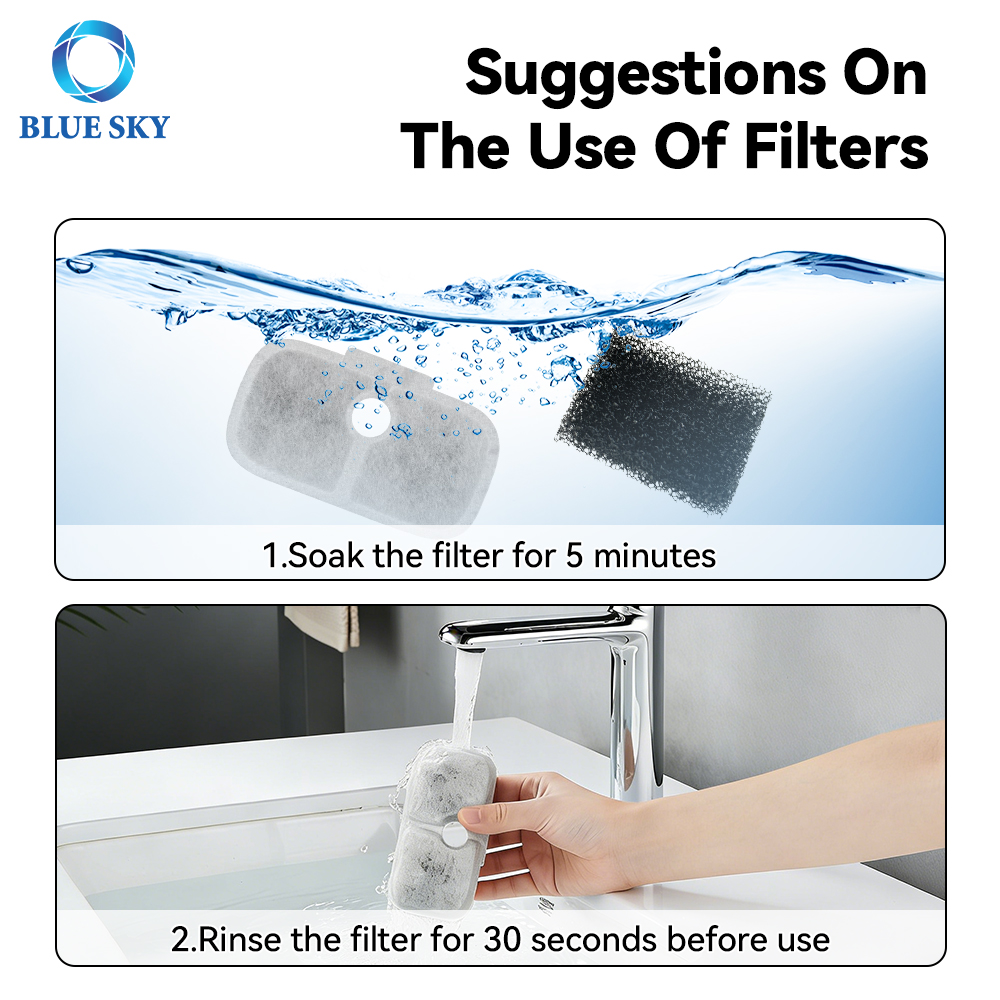 高効率猫噴水交換フィルタードックストリーム PLWF シリーズペット噴水に適合