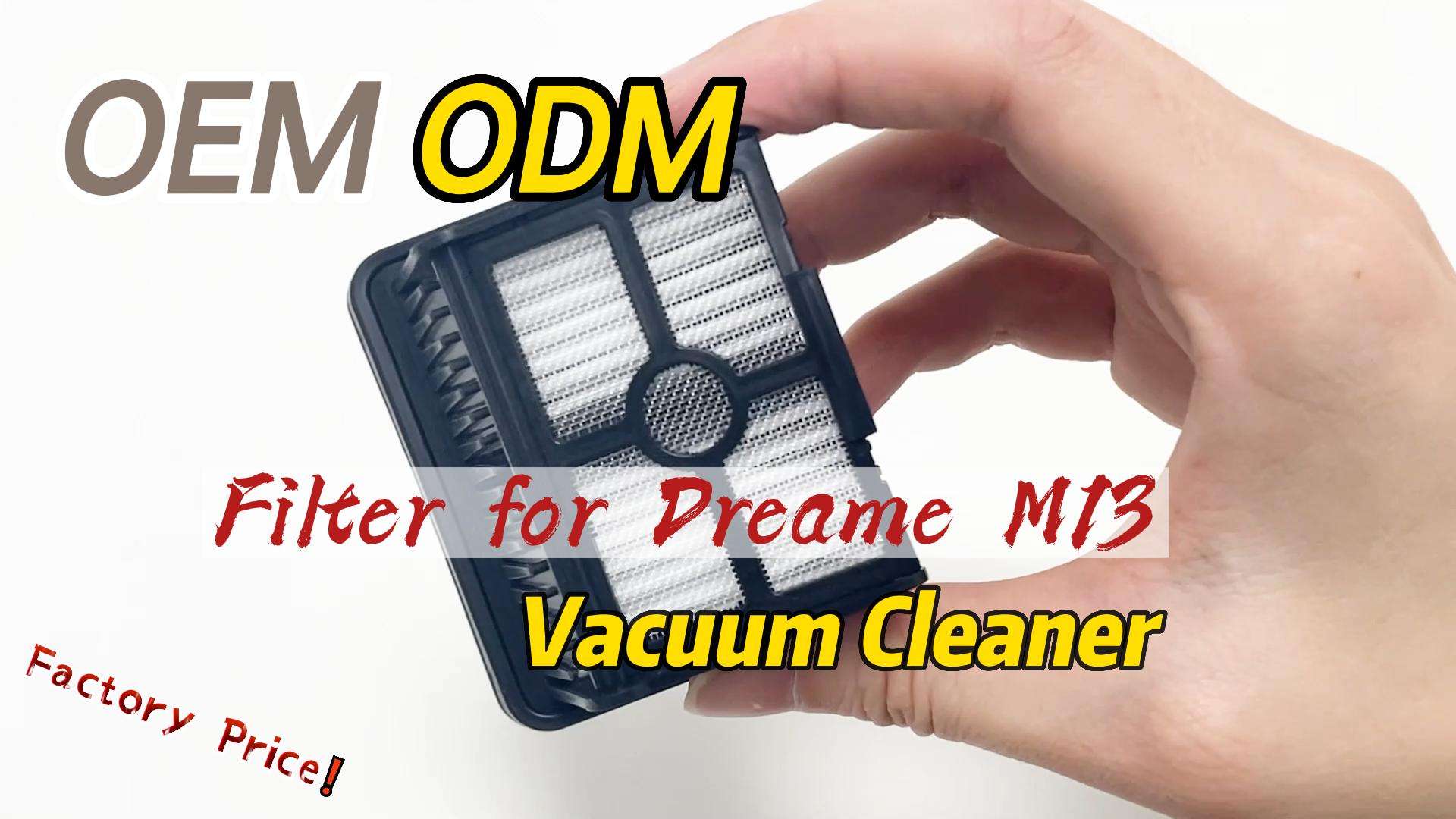 洗って再利用可能な掃除機フィルター交換用 Dreame M12 / M12Pro H13 / M13 / T12 / H12Pro 掃除機アクセサリー用