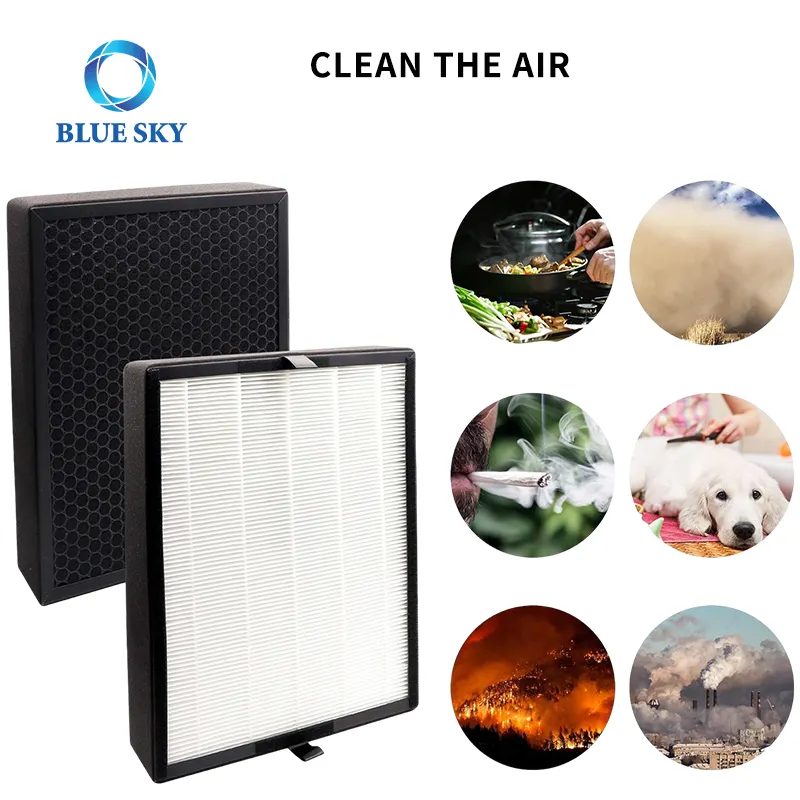 H13 グレードの真の HEPA フィルター活性炭エアフィルター交換品、Alen Breathesmart Flex および 45I 空気清浄機用