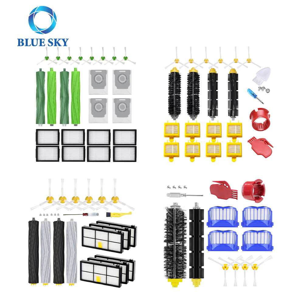 ローラーブラシとサイドブラシはフィリップス R6 スリム / Xu6500 掃除ロボット掃除機に適合します
