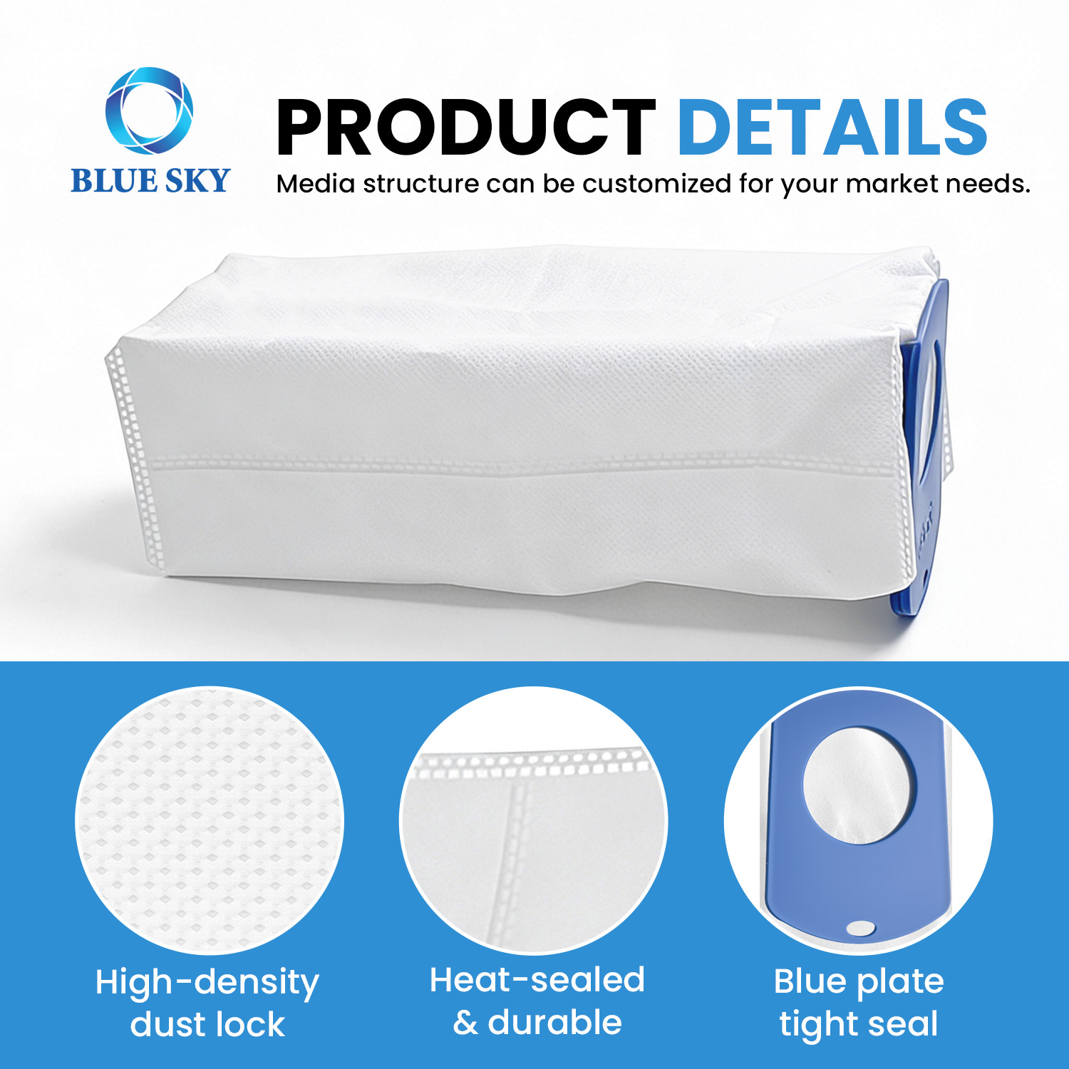 コードレススティック掃除機ステーションに適合する交換用ダストバッグ - 高効率の使い捨て真空ダストバッグ