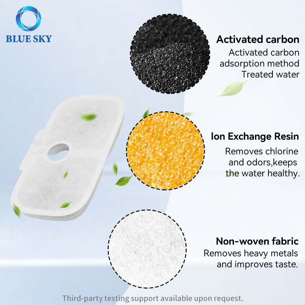 高効率猫噴水交換フィルタードックストリーム PLWF シリーズペット噴水に適合