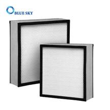 HVAC システムのための 305X305X70mm アルミニウム フレーム H14 HEPA パネル フィルター