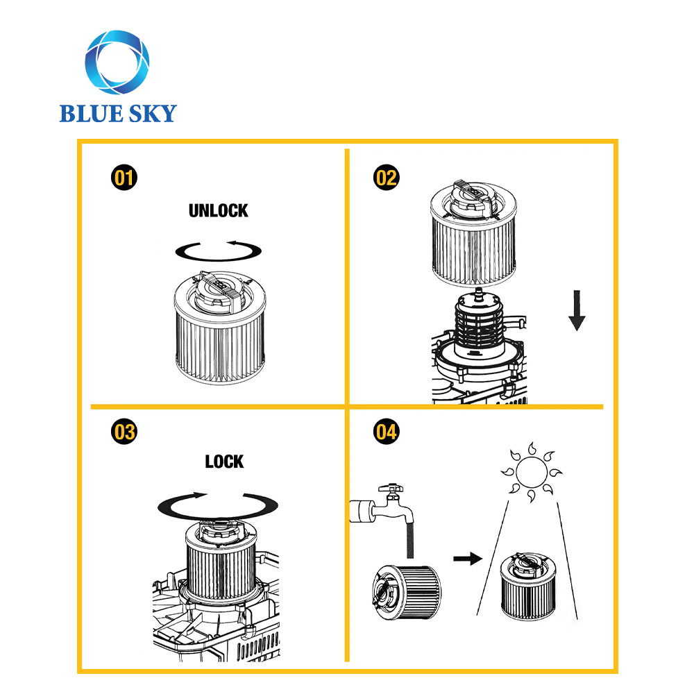 DeWalt DXVC4003 カートリッジフィルター 4 ガロン用 DXV04T DXV05P DXV05S DXV08S ショップウェットドライ掃除機と互換性あり