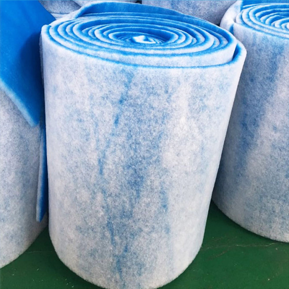 洗える G2 G3 G4 青と白の綿不織布ペイント スプレー ブース防塵プレグラスファイバーエアフィルター