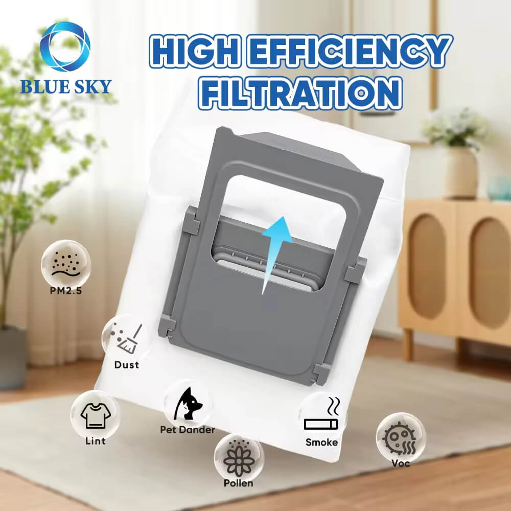 DJI ROMO SAS 用高耐久不織布真空ダストバッグ |耐久性のある集塵バッグの卸売供給