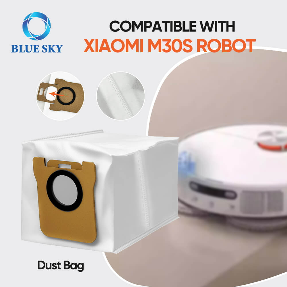 Xiaomis Mijia M30S D103CNロボット掃除機に適したアクセサリー、真空クリーナー部品HEPAフィルター、メインブラシ、サイドブラシ、モップクロス、ダストバッグ