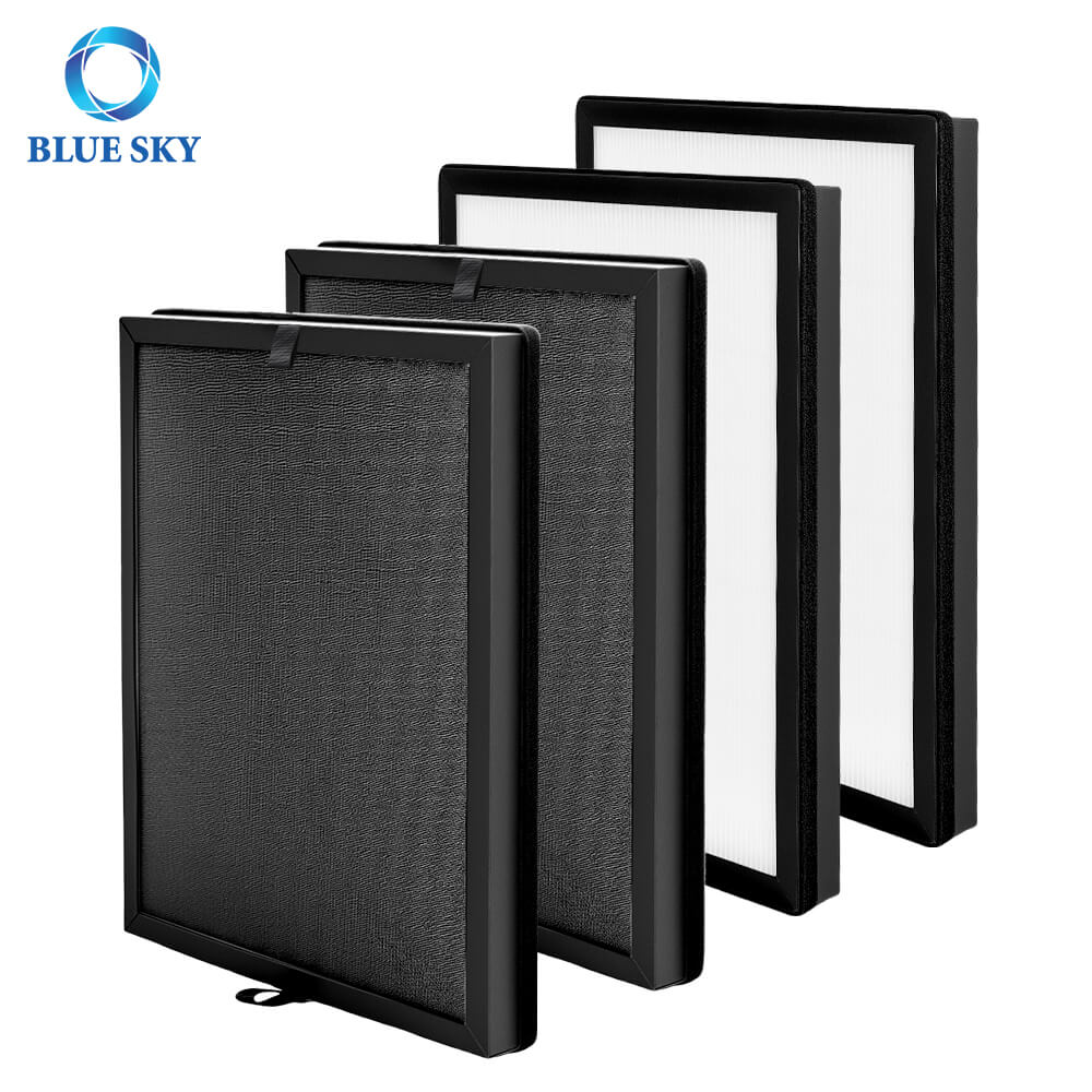 ECOSELF 空気清浄機用 HAP602 HEPA 活性炭交換フィルター - 高効率の臭気と粒子の除去