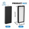 VEVA 8000 Elite Pro Air PurifierのOEM HEPAフィルターカートリッジ| H13真のHEPA交換| 99.97％ダスト花粉PM2.5除去