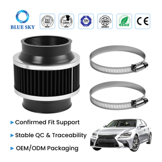 2.75 '' 70mm 冷気吸気バイパス バルブ フィルター - カスタマイズされたユニバーサル高流量エンジン部品