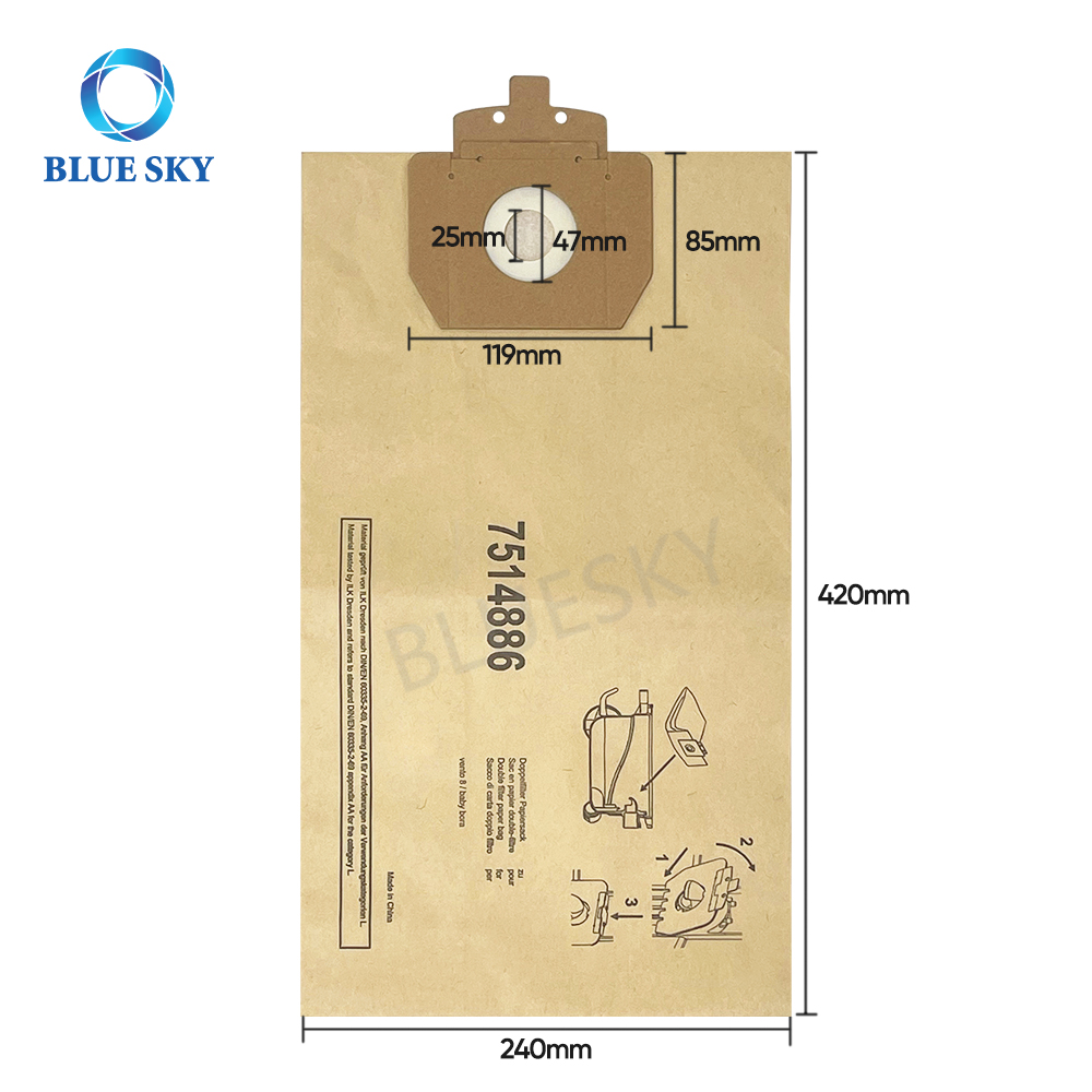 高品質 TASKI 紙ダストバッグエアロ 15 ヴェント 8 フーバーバッグ 7514886 掃除機交換部品アクセサリー