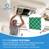 G4 プリーツ パネル エア フィルター 24x24x2 インチ HVAC 換気システム用 