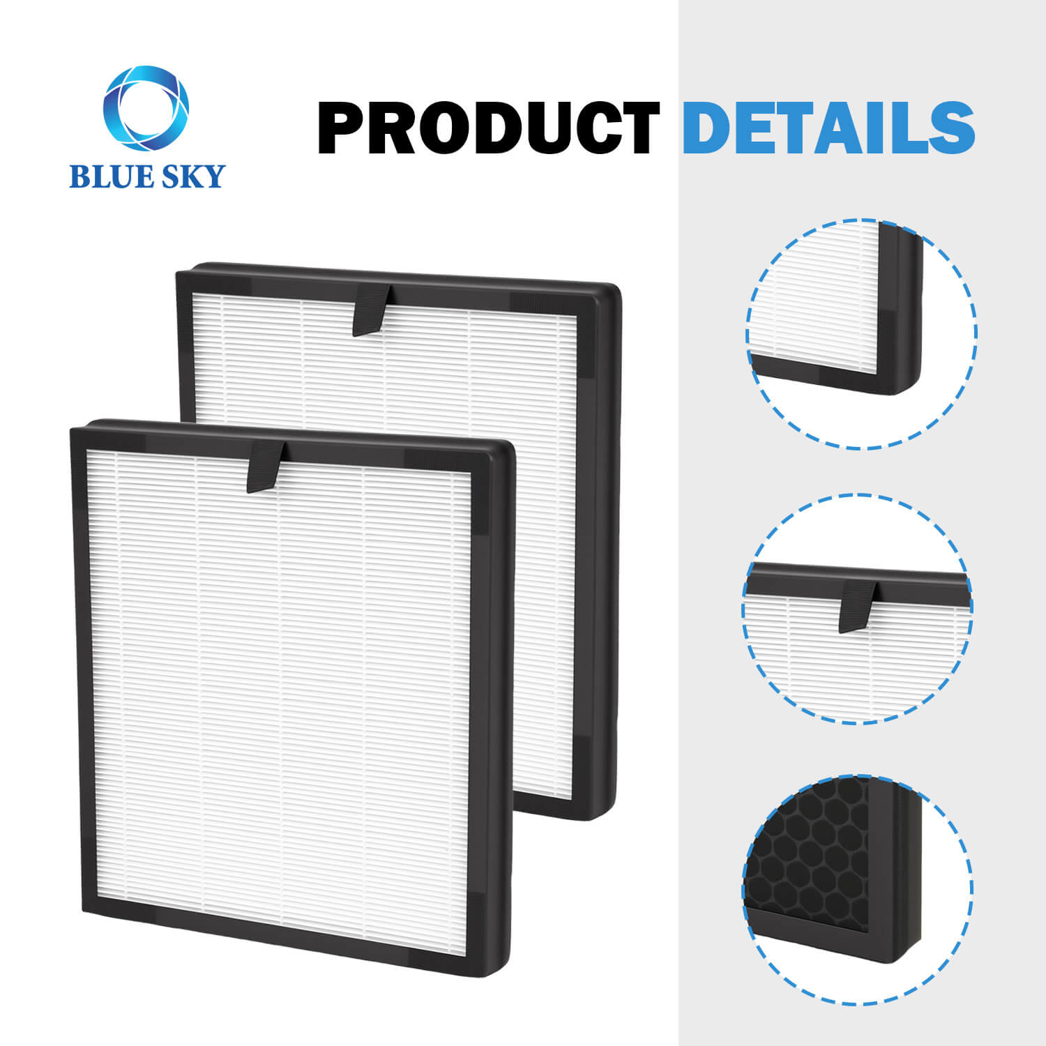 HY4866 H13 HEPA フィルター交換用空気清浄機 - OEM メーカー供給