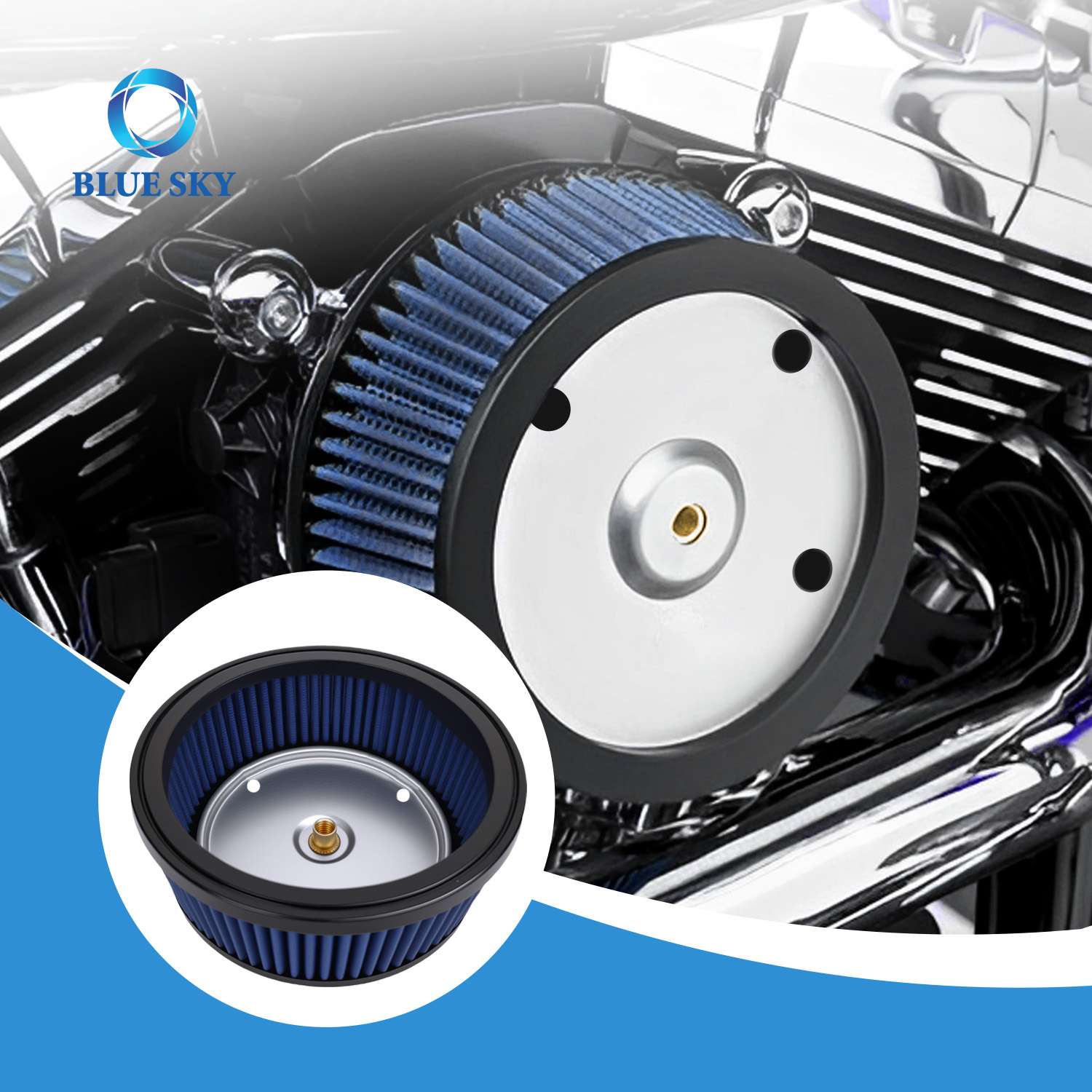 Harley Davidson Flhtcse2オートバイのエアフィルター||高品質で迅速な配達のための中国のサプライヤー