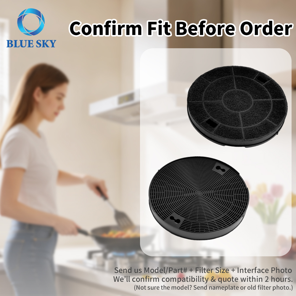 高性能活性炭レンジフードフィルター Whirlpool、KitchenAid、Samsung に対応 