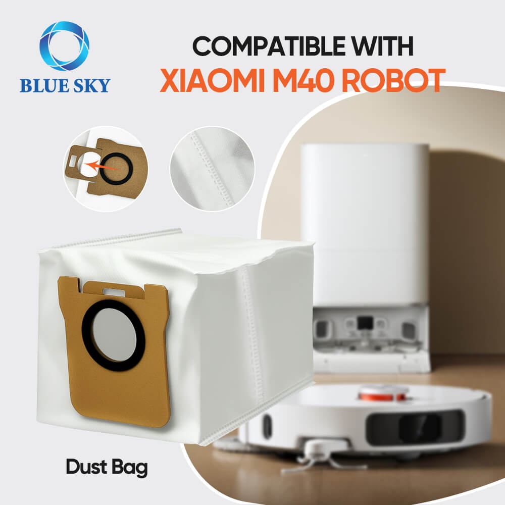 Xiaomi M40ロボットバキュームD110CN、フィルターブラシダストバッグ、モップクロスの真空クリーナー部品交換