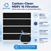 MERV 16 HVAC プリーツエアフィルター 20x25x5 Lennox X6675 HCC20-28 炉システムと互換性あり