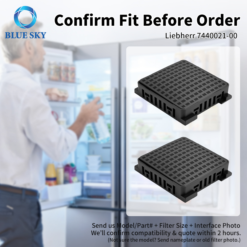 活性炭冷蔵庫エアフィルター交換用 Liebherrs 7440021-00、臭気除去冷蔵庫フィルターカートリッジに適合