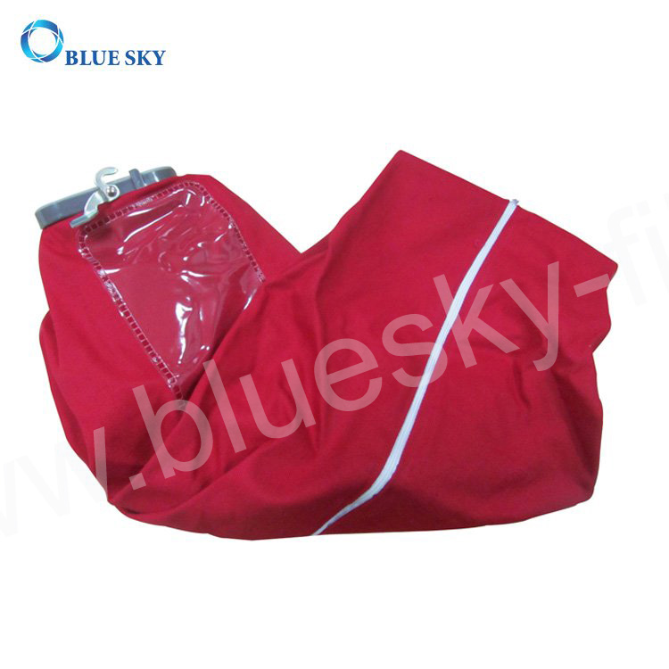 Eureka Sanitaire SC600 SC800掃除機用ジッパー付き赤い布製ダストバッグ